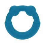 LEVELZ Metal & Silicone Cock Ring Teal