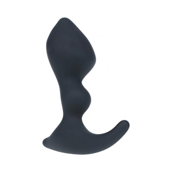 LEVELZ Double Ripple Silicone Prostate Massager Black - Image 2