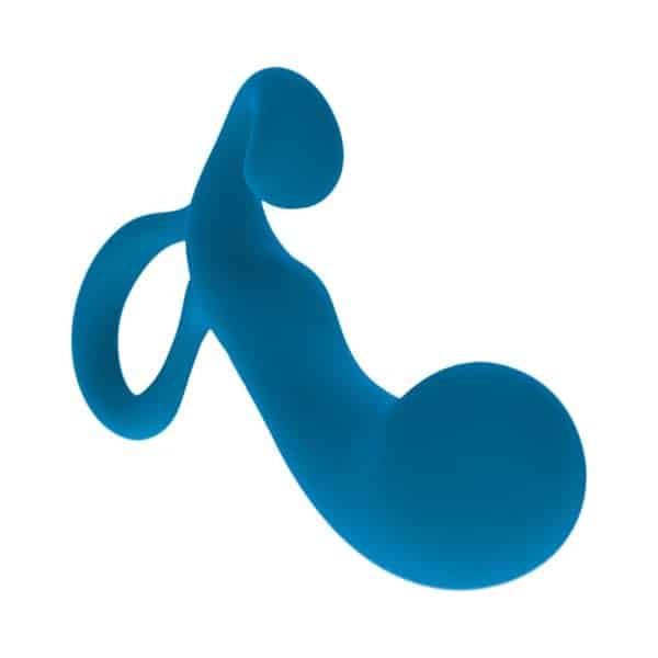 LEVELZ Bulb with Loop Silicone Prostate Massager Small Teal - Image 2
