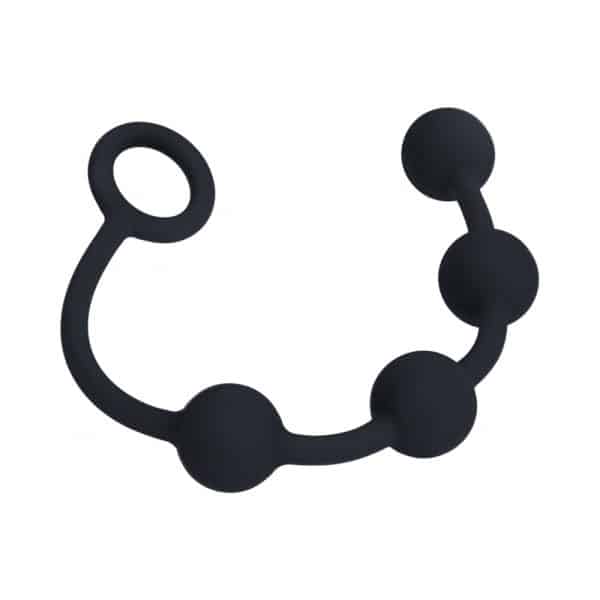 LEVELZ Round Silicone Anal Balls Small 20mm Black - Image 2