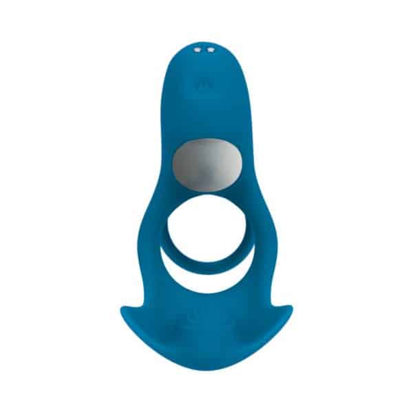 LEVELZ Triple Motor Vibrating Silicone Cock Ring Teal - Image 3