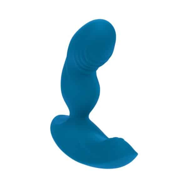 LEVELZ Ripple Vibrating Silicone Prostate Stimulator Teal - Image 2