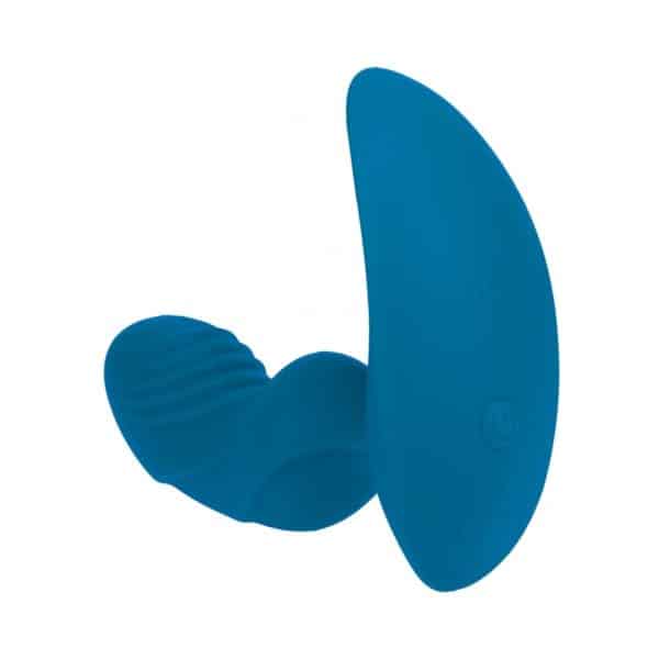 LEVELZ Ripple Vibrating Silicone Prostate Stimulator Teal - Image 3