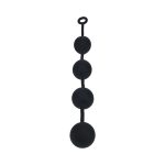LEVELZ Round Silicone Anal Balls XXLarge 60 mm Black