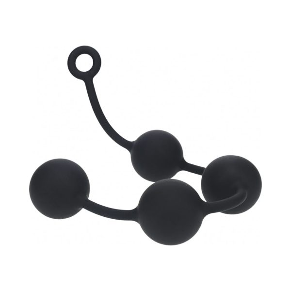 LEVELZ Round Silicone Anal Balls XXLarge 60 mm Black - Image 3
