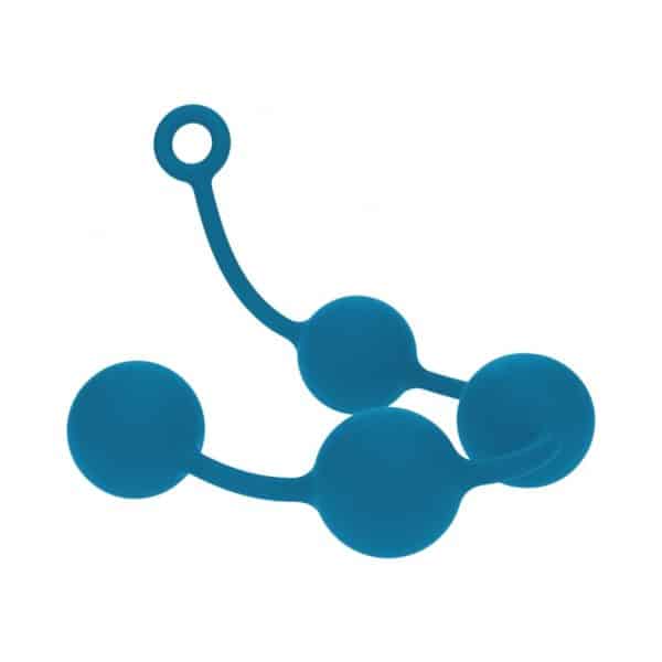 LEVELZ Round Silicone Anal Balls XXLarge 60 mm Teal - Image 2