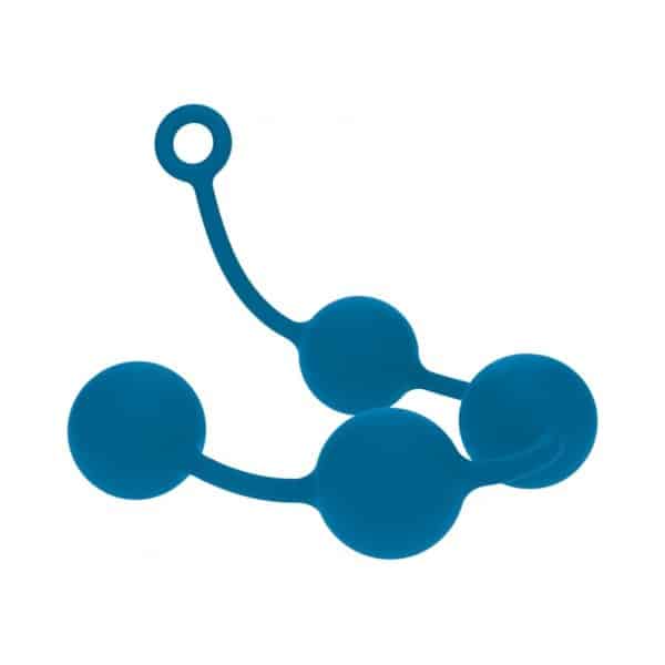 LEVELZ Round Silicone Anal Balls XXLarge 60 mm Teal - Image 3