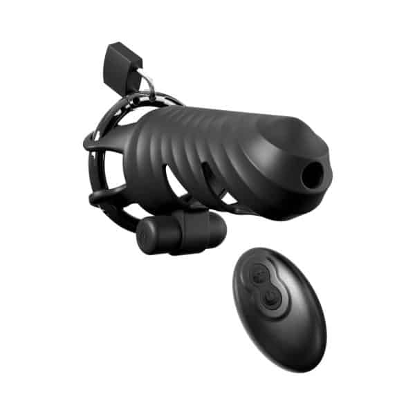Fantasy C-Ringz Remote-Controlled Vibrating Cock Blocker Black - Image 2