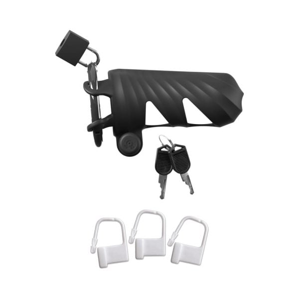 Fantasy C-Ringz Remote-Controlled Vibrating Cock Blocker Black - Image 3