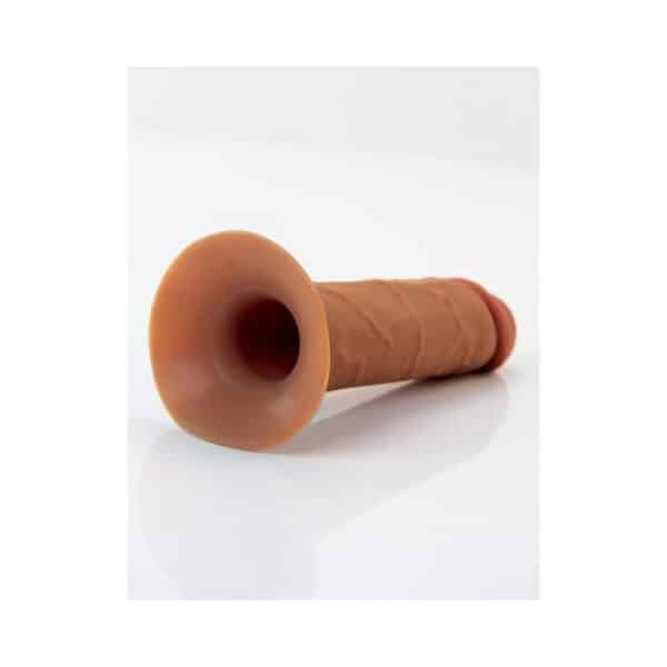 Fantasy X-Tensions Elite Silicone Hollow Strap-On Dual Density 5 in. Brown - Image 7