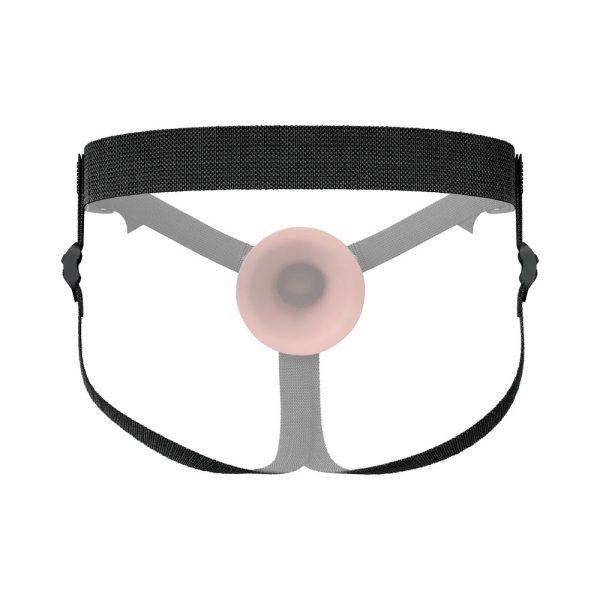Fantasy X-Tensions Elite Silicone Hollow Strap-On Dual Density 9 in. Light - Image 6