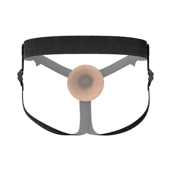 Fantasy X-Tensions Elite Silicone Hollow Strap-On Dual Density 9in Brown - Image 6