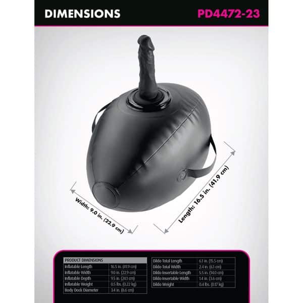Fetish Fantasy Series Body Dock Inflatable Love Ball Black - Image 6