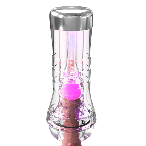 PDX Elite ViewTube XXL See Thru EZ-Grip LED Stroker Clear - Image 5