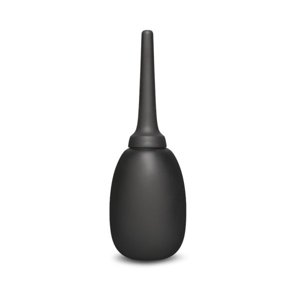 b-Vibe Flexible Silicone Anal Douche Black - Image 2