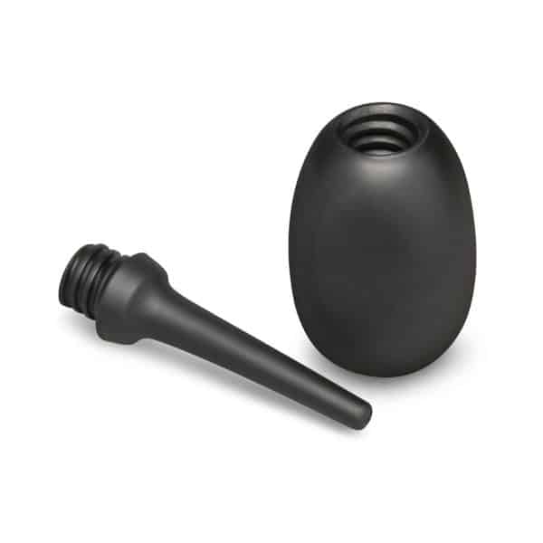 b-Vibe Flexible Silicone Anal Douche Black - Image 4