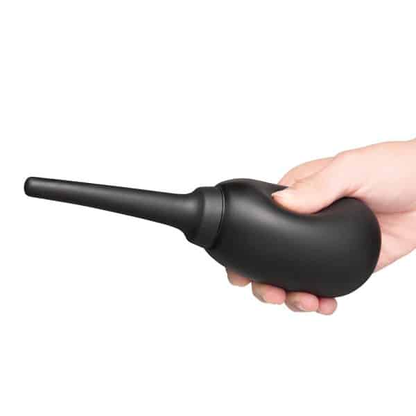 b-Vibe Flexible Silicone Anal Douche Black - Image 6