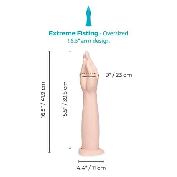 b-Vibe Silicone Hand Fisting Dildo - Image 9