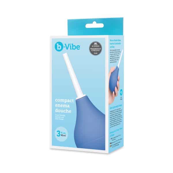 b-Vibe Compact Enema Douche Blue - Image 8