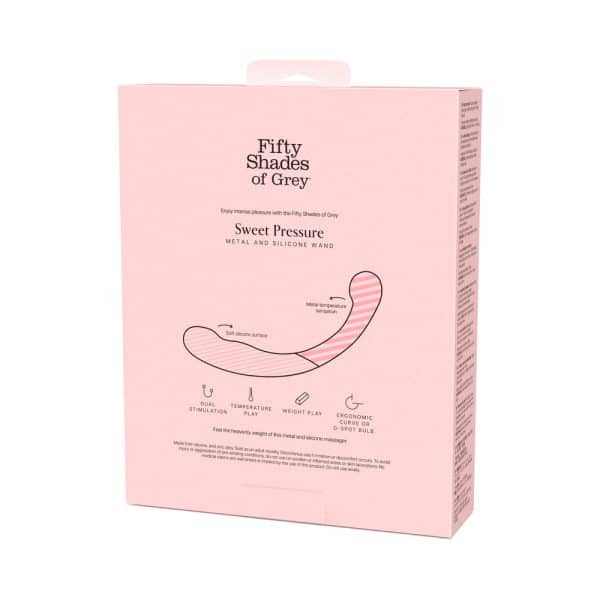 Fifty Shades of Grey Sweet Pressure Silicone & Metal Wand - Image 3