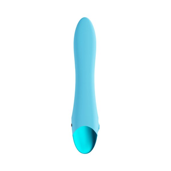 Loveline Amour Rechargeable Silicone Dual Motor Vibrator Blue - Image 3