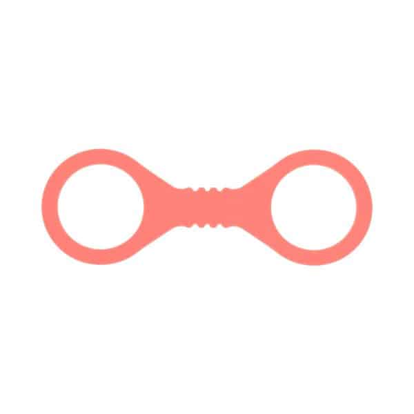 Sportsheets Sex & Mischief Peaches ''n CreaMe Small Silicone Cuffs - Image 4