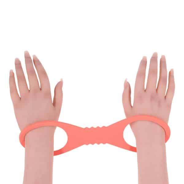 Sportsheets Sex & Mischief Peaches ''n CreaMe Large Silicone Cuffs - Image 7