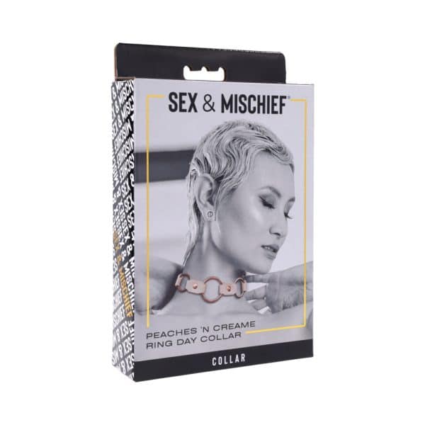 Sportsheets Sex & Mischief Peaches ''n CreaMe Ring Day Collar - Image 6