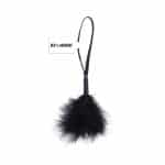Sportsheets Sex & Mischief Peaches ''n CreaMe Wrist Feather Tickler Black