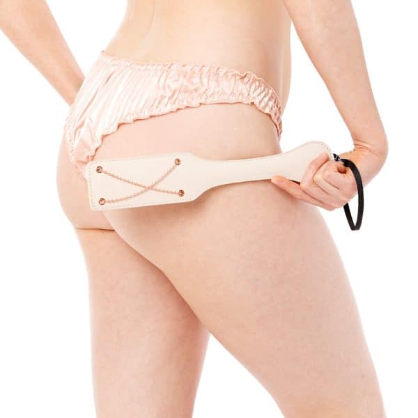 Sportsheets Sex & Mischief Peaches ''n CreaMe Chain Impressions Paddle - Image 8