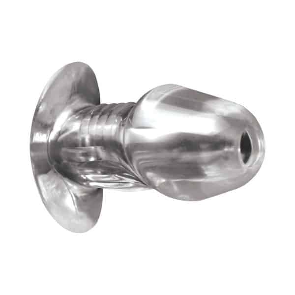 Master Series Dicked Clear Hollow Anal Plug XLarge - Image 5