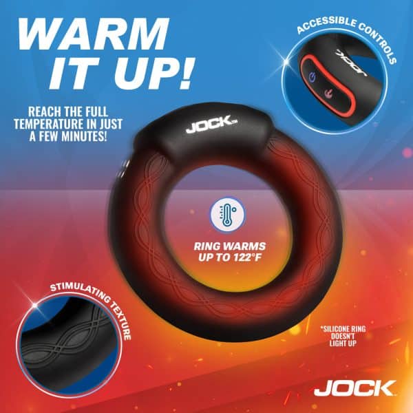 JOCK Rumbler 1.8 in. Vibrating & Warming C-Ring - Image 10