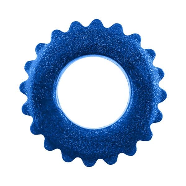 Oxballs Plushy Single Ring Blue Fire - Image 3