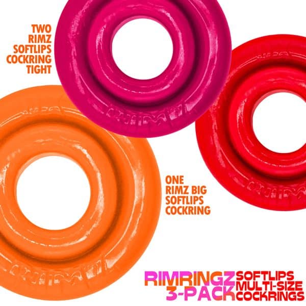 Oxballs Rimringz Multi Size 3-Pack Fire Hots - Image 3