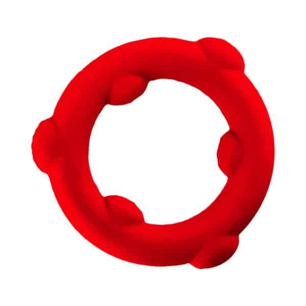 Oxballs Spinner Single Silicone Ring Red - Image 3