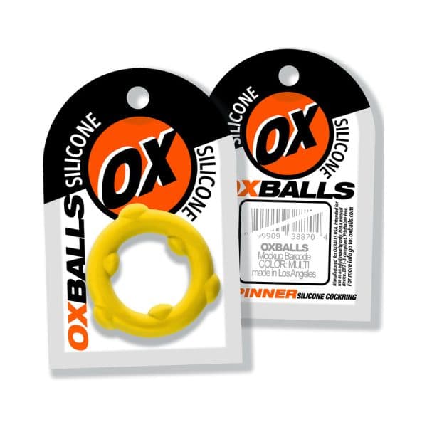 Oxballs Spinner Single Silicone Ring Yellow - Image 2