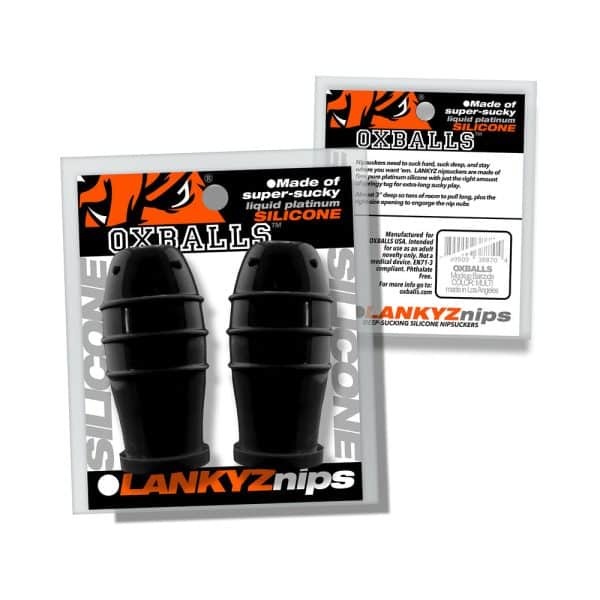 Oxballs Lankyz Silicone Nipsuckers Black - Image 2