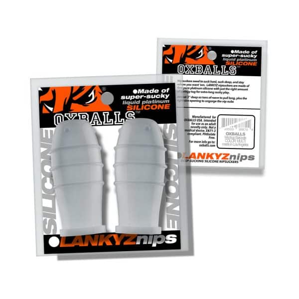 Oxballs Lankyz Silicone Nipsuckers Clear - Image 2