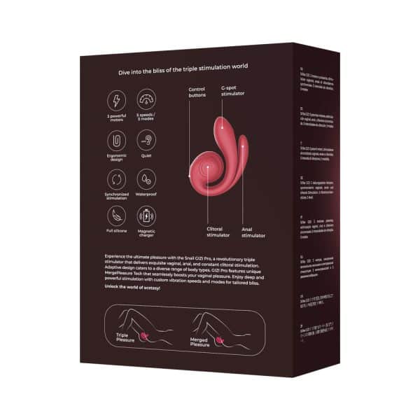 SVibe Snail Gizi Pro Vibrator Bordeaux - Image 10
