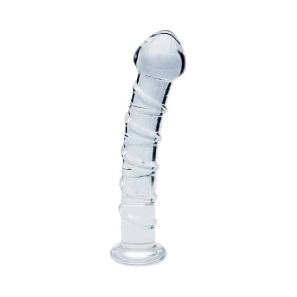 Clarity Seraphic Spiral Glass Dildo - Image 2