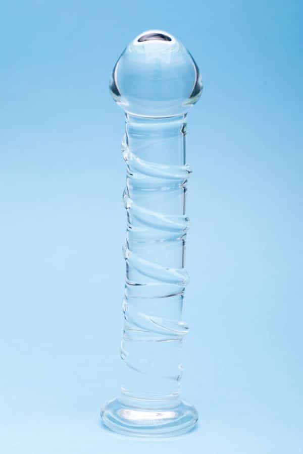 Clarity Seraphic Spiral Glass Dildo - Image 3
