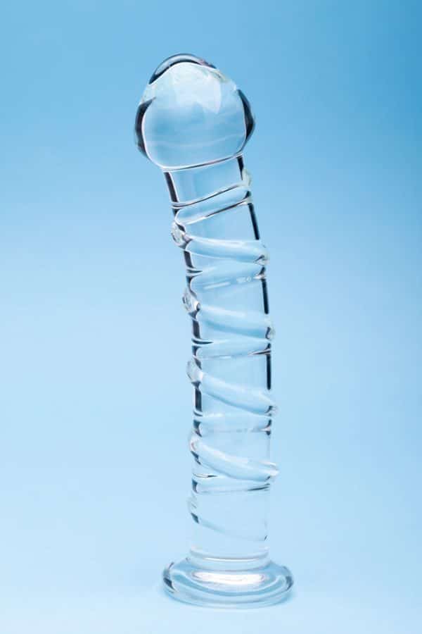 Clarity Seraphic Spiral Glass Dildo - Image 4