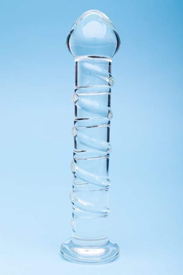 Clarity Seraphic Spiral Glass Dildo - Image 5