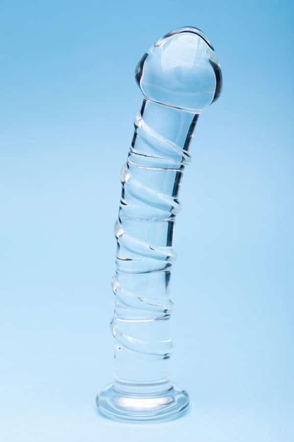 Clarity Seraphic Spiral Glass Dildo - Image 6