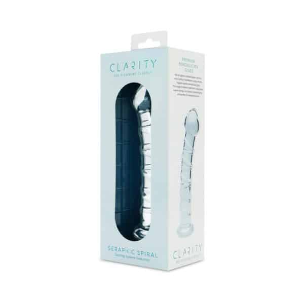 Clarity Seraphic Spiral Glass Dildo - Image 7