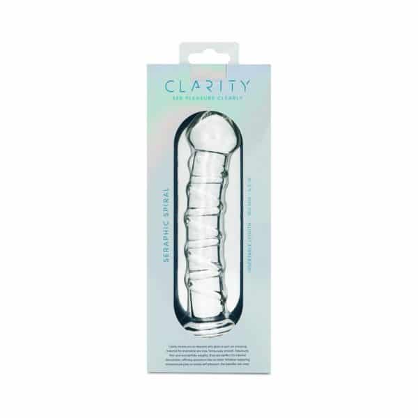 Clarity Seraphic Spiral Glass Dildo - Image 9