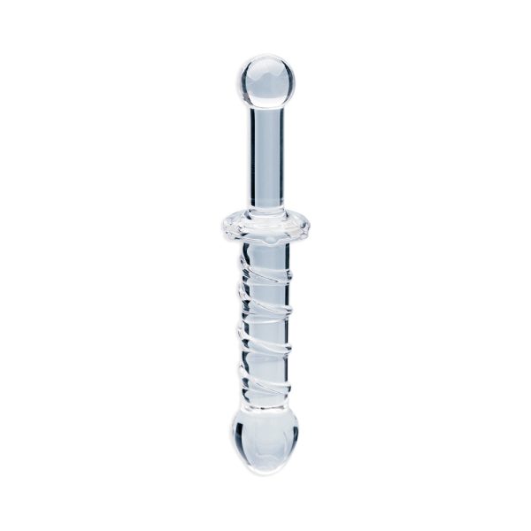 Clarity Elysian Swirl Glass Dildo - Image 2