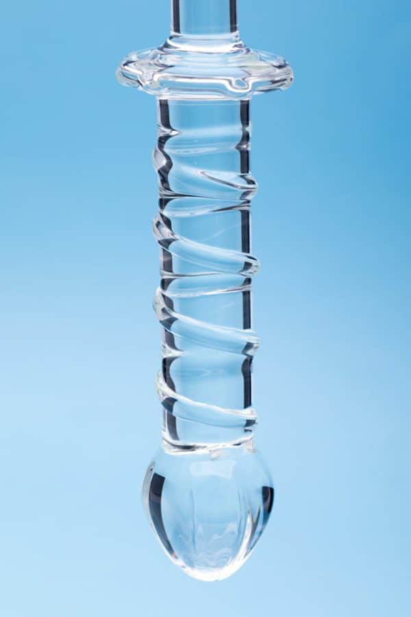Clarity Elysian Swirl Glass Dildo - Image 4