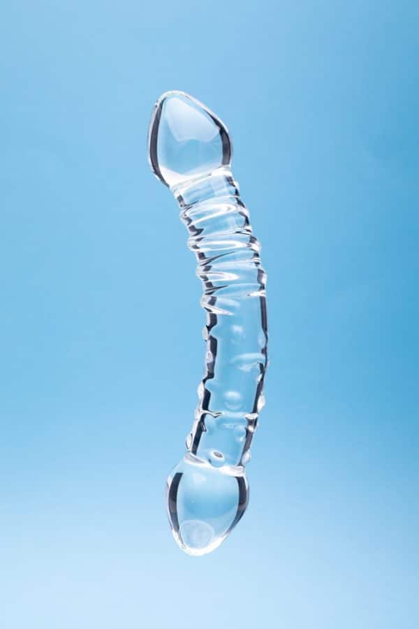 Clarity Celestial Bliss Glass Dildo - Image 3