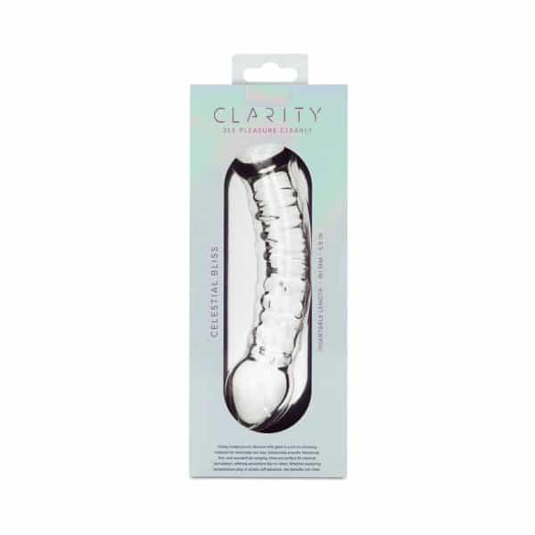 Clarity Celestial Bliss Glass Dildo - Image 9